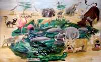 Le trou d'eau (100cm x 62cm)